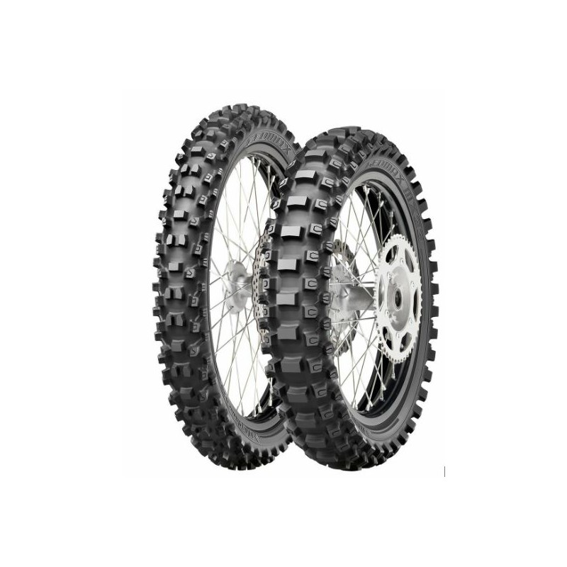 DUNLOP KOMPLET OPON GEOMAX MX33 80/100-21 51M PRZÓD + 120/80-19 63M TYŁ