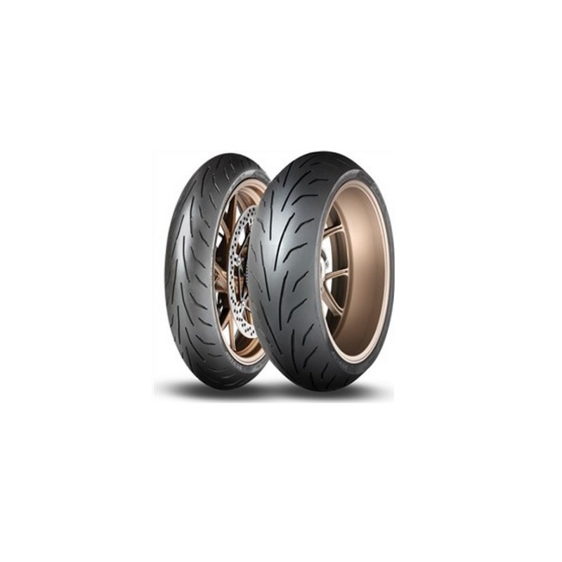 DUNLOP KOMPLET OPON (637484/25) 120/70ZR17 SPMAX QUALIFIER CORE (58W) TL PRZÓD DOT 2025 + (637860/25)