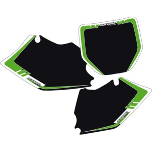 Tło pod numery startowe Kawasaki KXF 250 \'06-\'08 - wyprzedaż, kolor czarny