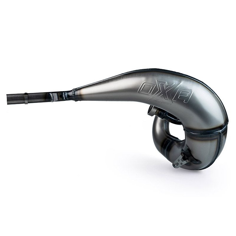 OXA FACTORY 2025/08 DYFUZOR (TUBA REZONANSOWA) FRONT EXHAUST PIPE RACING STEEL YAMAHA YZ 250 '99-'25, FANTIC XX 250 XE 300