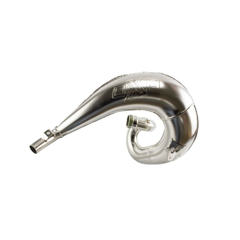 DYFUZOR OXA FACTORY TUBA REZONANSOWA FRONT EXHAUST PIPE CHROME KTM SX / EXC 250 / 300 '12-'16, HUSQVARNA TC / TE 250 / 300