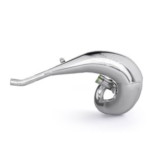 OXA FACTORY 2025/08 DYFUZOR (TUBA REZONANSOWA) FRONT EXHAUST PIPE CHROME TM RACING MX / EN / SMR 250 / 300 '22-'25