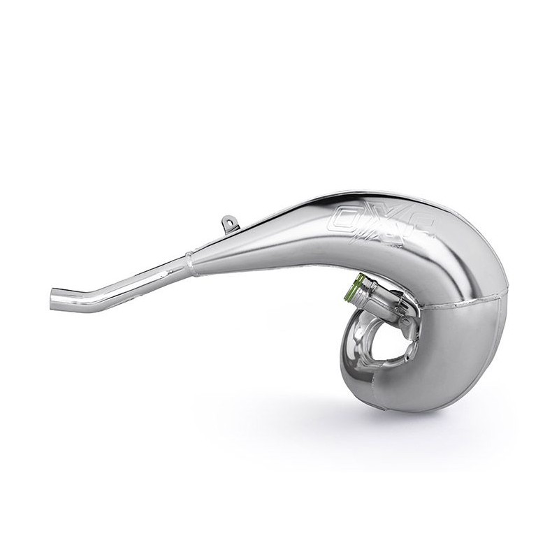 OXA FACTORY 2025/08 DYFUZOR (TUBA REZONANSOWA) FRONT EXHAUST PIPE CHROME TM RACING MX / EN / SMR 250 / 300 '22-'25