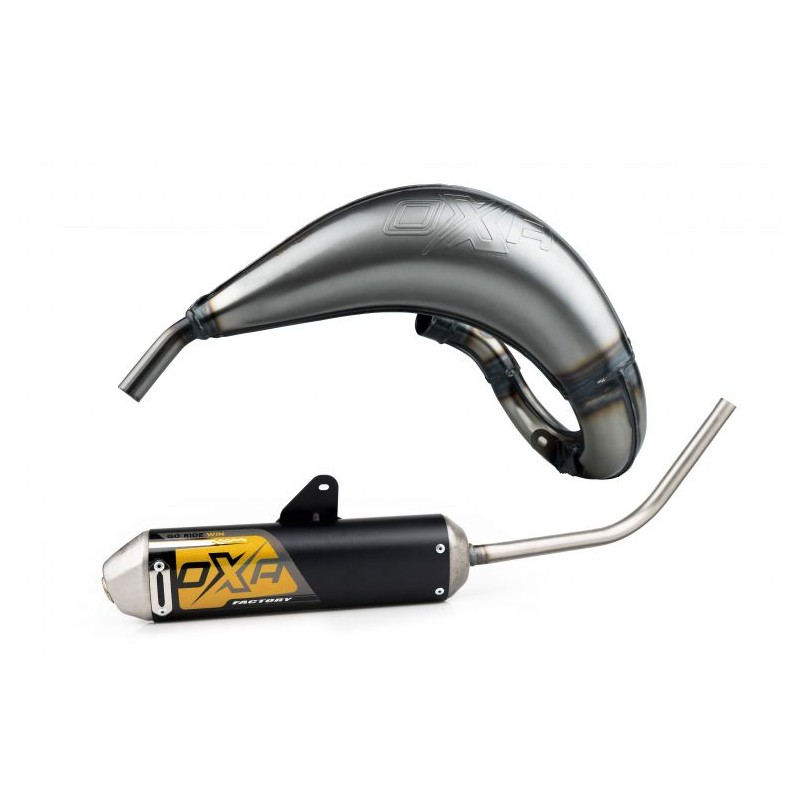 OXA FACTORY 2025/08 KOMPLETNY UKŁAD WYDECHOWY BLACK EDITION HOMOLOGOWANY EURO 4 / 5 BETA RR 50 E5