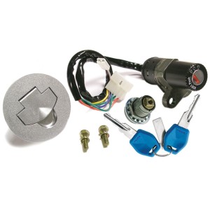 Stacyjka + korek + zamek Aprilia Europa 50 '90-'93, AF1 Futura 125 '90-'92 (6522) - V PARTS (VICMA)