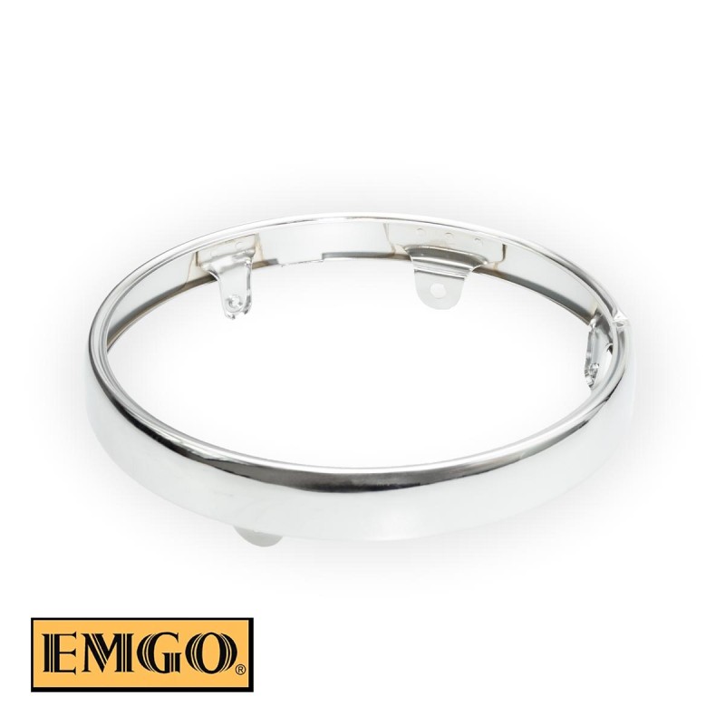 Pierścień chromowany do reflektora przedniego Kawasaki KZ 550, KZ 650, JZ 750 - Sklep Motoryzacyjny