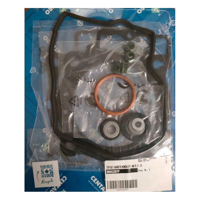 CentaurO uszczelki top-end Honda CRF 450 R '17-'18 z uszczelką pokrywy zaworowej