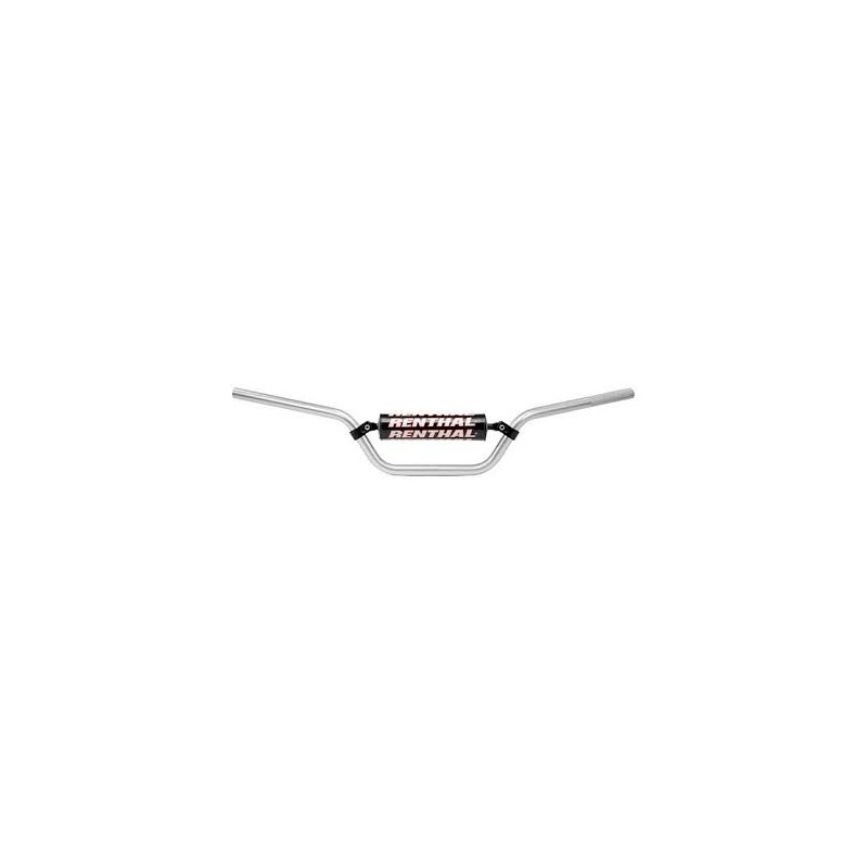 renthal kierownica 7/8 cala (22mm) atv handlebar silver special quad padded kolor srebrny z gąbką