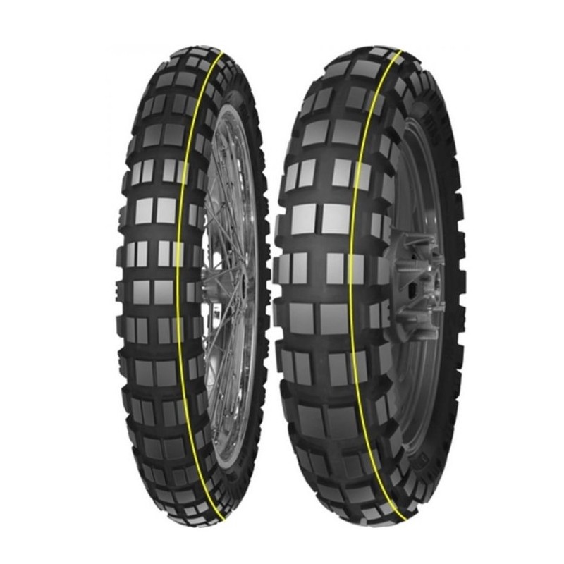 OPONA MITAS 140/80B17 E-10 69T TL DAKAR (ŻÓŁTY PASEK)