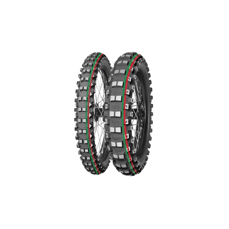 OPONA MITAS 60/100-12 TERRA FORCE-MX MH 36M (CZERWONO-ZIELONY PASEK)
