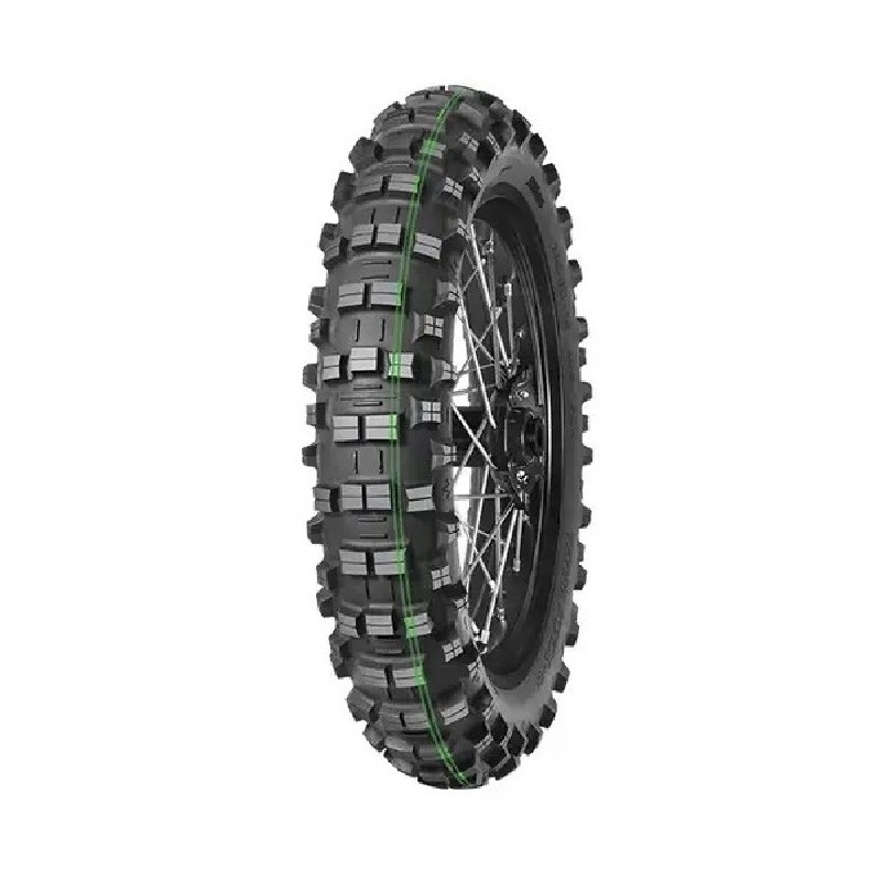 MITAS OPONA 140/80-18 TERRA FORCE-EF SUPER SOFT 70M TT (PODWÓJNY ZIELONY PASEK) TYŁ