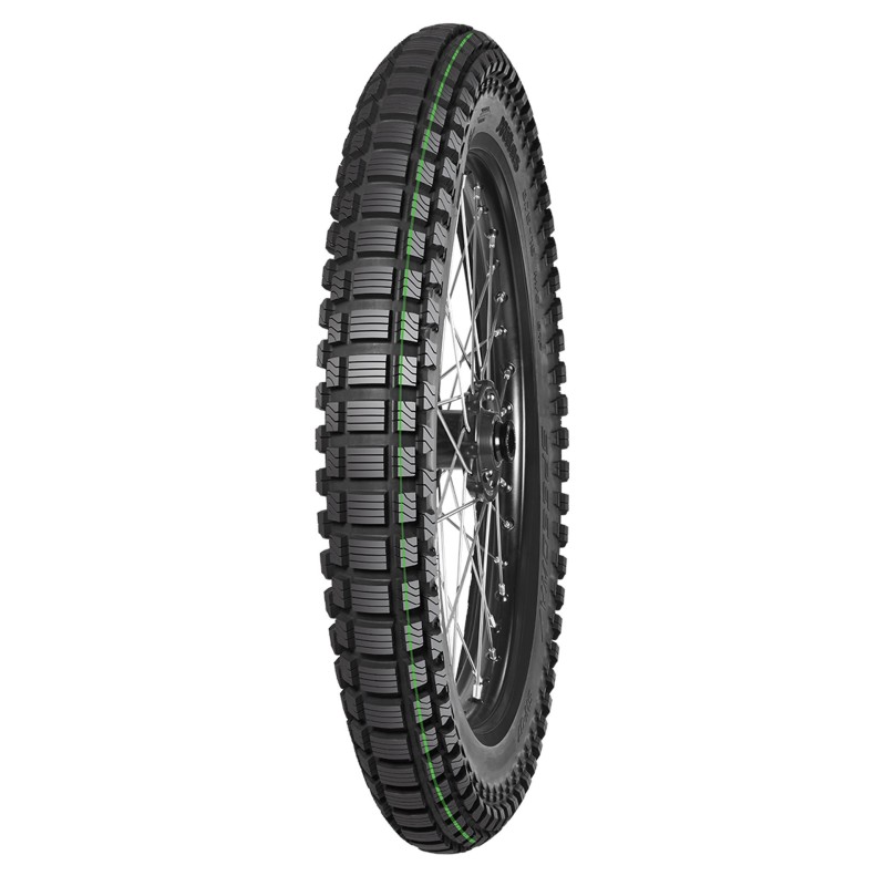 OPONA MITAS 3.75-19 SPEEDWAY SOFT 61P TT NHS (ZIELONY PASEK) - DOT 2024