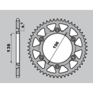 Wyprzedaż zębatka tylna 702 41 (822-41) Beta RR do '10, Gas Gas