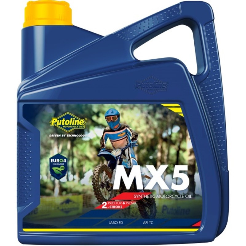 PUTOLINE 2T Olej do Mieszanki 100% Syntetyk MX 5 4L (AKC)