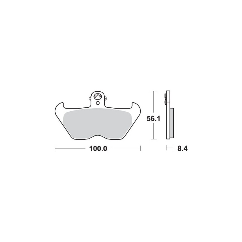 Klocki hamulcowe SBS KH407 / KH246 Street Performance (Excel) - Złoty - BMW K1200, R850/1100/1150/1200
