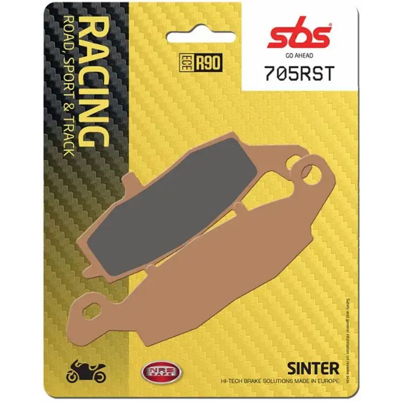 Klocki hamulcowe SBS KH229 Track and Sport - złote, zamiennik mieszanki RS