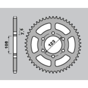 Wyprzedaż zębatka tylna 707 50 Cagiva 50 W4 (A4140696500)