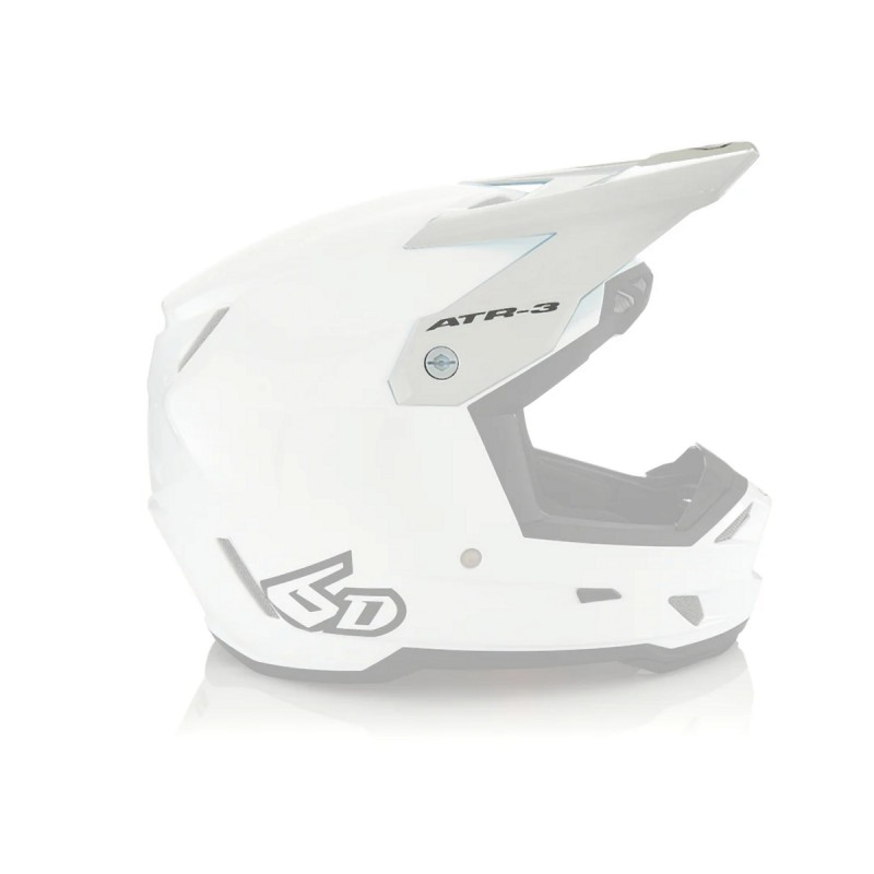 6D HELMETS REPLACEMENT VISOR - DASZEK DO KASKU ATR-3 SOLID WHITE