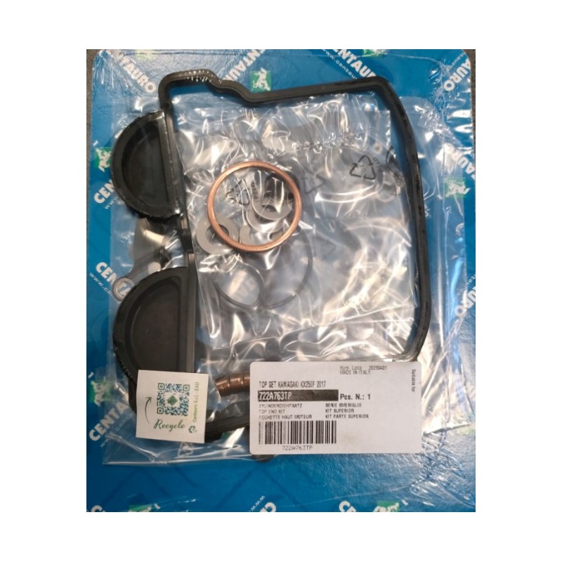 CENTAURO USZCZELKI TOP-END KAWASAKI KXF 250 '17-'19 - Z USZCZELKĄ POKRYWY ZAWOROWEJ