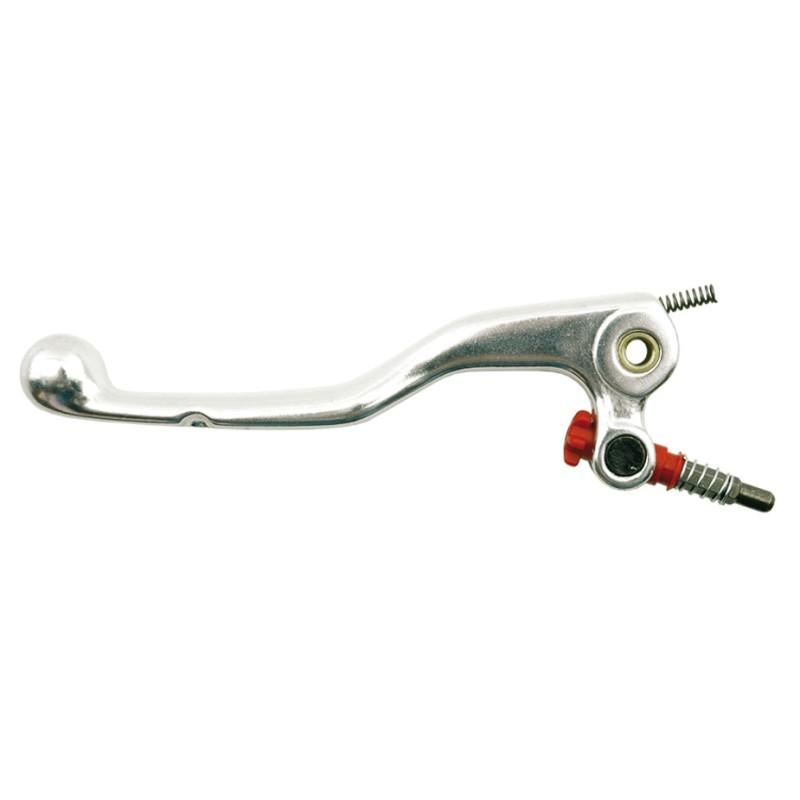 Dźwignia sprzęgła KTM SX/EXC '04-'07 SWM 300/500 ze sprężynką i śrubą regulacyjną - srebrna