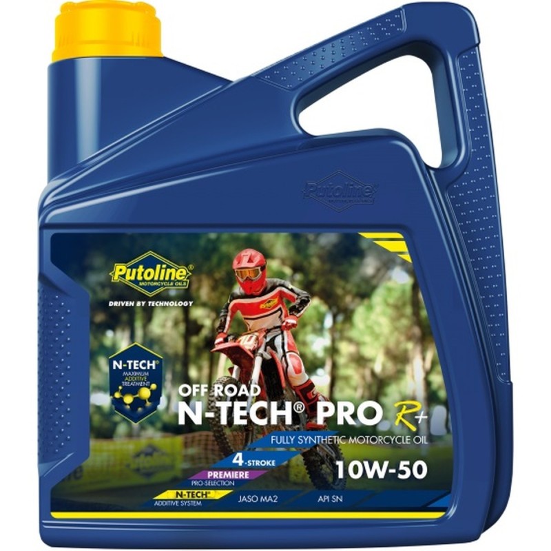 PUTOLINE Olej Silnikowy 4T 100% Syntetyk N-Tech® Pro R+ Off Road 10W50 4L (AKC)