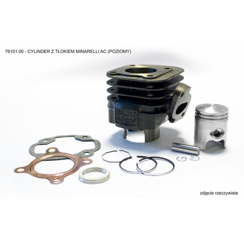 Cylinder żeliwny z tłokiem Minarelli AC (40mm) poziomy