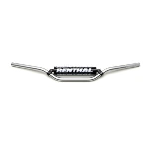 Kierownica Renthal 7/8 cala MX Handlebar Silver Jimmy Button Padded - Srebrny z Gąbką
