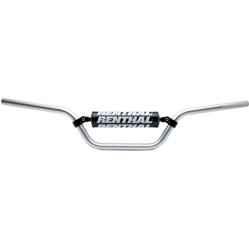 renthal kierownica 7/8 cala (22mm) atv handlebar race bar silver kolor srebrny z gąbką