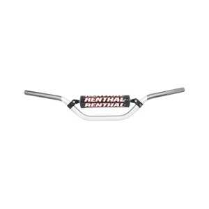 Renthal kierownica 7/8 cala (22mm) MX Mini Handlebar Silver/Grey Kawasaki KX 65 02-16 Padded