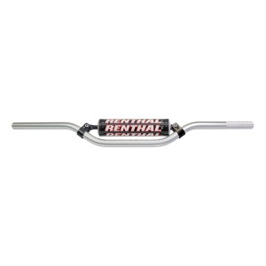 Kierownica Renthal 7/8 cala (22mm) Road Handlebar Silver Streetfighter - Kolor Srebrny
