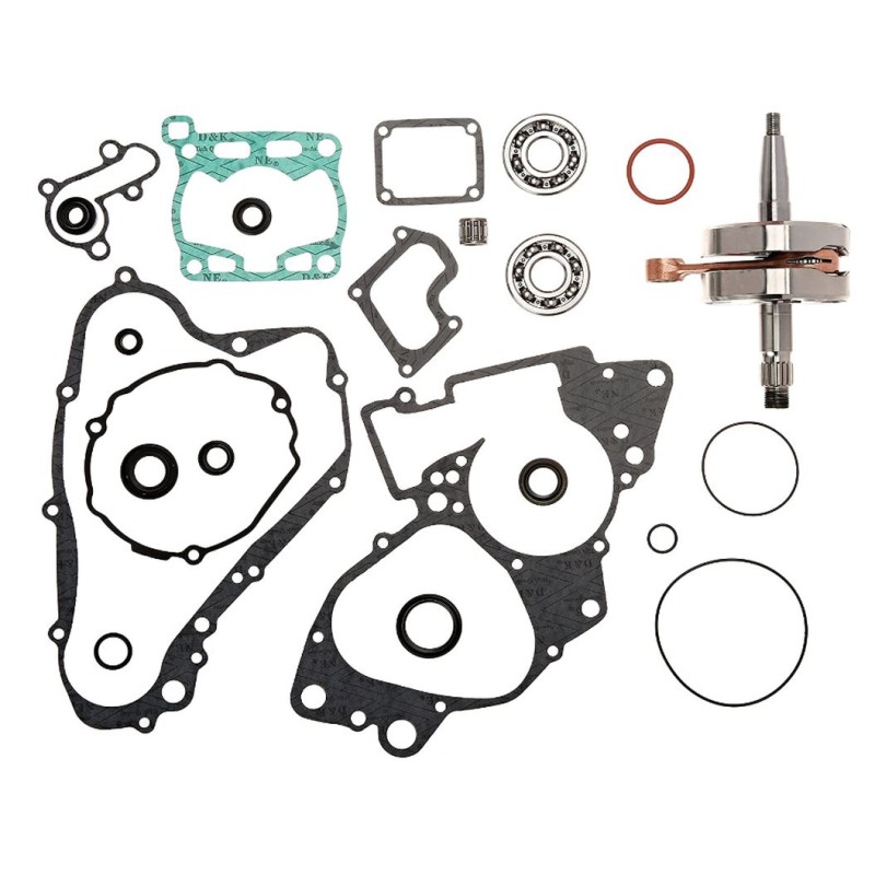 HOT RODS ZESTAW NAPRAWCZY DOŁU SILNIKA SUZUKI RM 85 '02-'24 - wał korbowy, łożyska, uszczelniacze, uszczelki