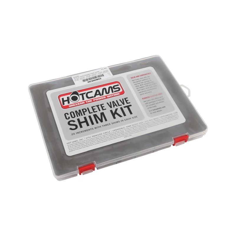 Płytki zaworowe Hot Cams 9.48mm od 1.20 do 3.50 - zestaw 3 sztuki