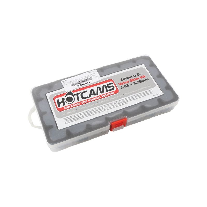 Płytki zaworowe 10mm od 1.80 do 3.20 - zestaw Hot Cams