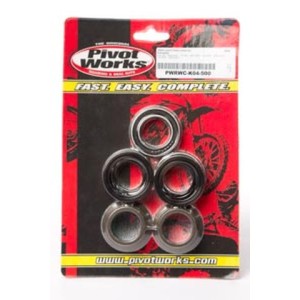 Zestaw łożysk z tulejkami wodoszczelnymi koła tylnego Kawasaki KLX450R (AU) 18-19, KX125 03-05, KX250 03-07, KX250F