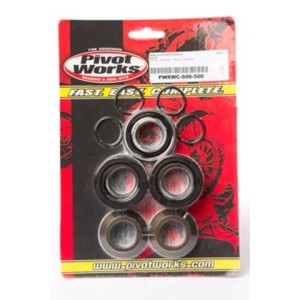 Zestaw łożysk z tulejkami wodoszczelnymi koła tylnego Suzuki RM125 00-08, RM250 00-08