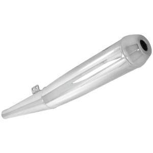 EMGO 2025/02 Końcówka Wydechu / Tłumik Chromowany BMW '70-'83 Lewy (Replika Oryginału)