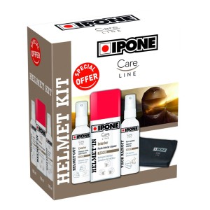 IPONE HELMET KIT - Zestaw do pielęgnacji kasku (4 sztuki)