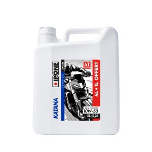 IPONE KATANA 10W50 Olej Silnikowy 100% Syntetyk 5L (Ester, MA2) - Promocja 4+1