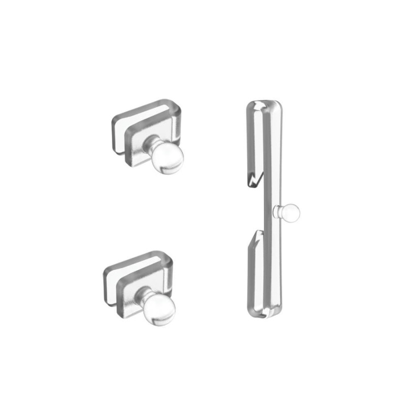 Mocowanie zrywek/tear-off post strap na pasku gogli 4.5 - 3 sztuki