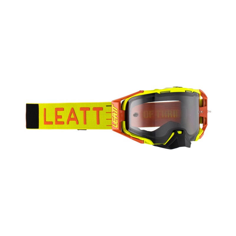 Okulary LEATT VELOCITY 6.5 - ŻÓŁTY FLUO/POMARAŃCZOWY - SZARA