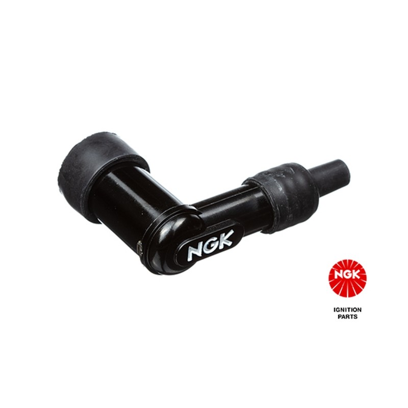 NGK Fajka na świecę ebonitowa kątowa (90) kolor czarny (nr 8031)