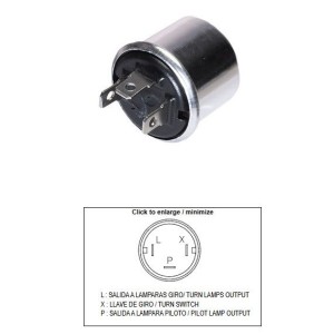 DZE PRZERYWACZ KIERUNKOWSKAZÓW UNIWERSALNY (6V 2+2 21W)
