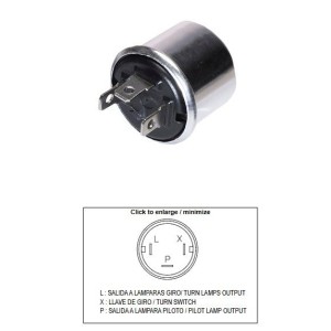 DZE PRZERYWACZ KIERUNKOWSKAZÓW UNIWERSALNY (12V 2+2 21W) - Opis, Cechy, Zastosowanie