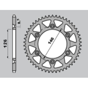 JR WYPRZEDAŻ ZĘBATKA TYLNA ALUMINIOWA 808 48 SUZUKI DRZ 400 RM 125/250 RMZ 250/450