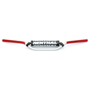 RENTHAL Kierownica 7/8 cala (22mm) MX Handlebar Silver/Red RC High Padded Padded