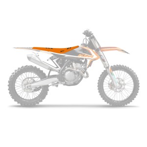 Pokrowiec na siedzenie KTM SX/SXF/EXC/EXCF pomarańczowy czarny
