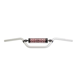 Renthal kierownica 7/8 cala ATV handlebar silver Yamaha Raptor YFM 700 06-12 padded - srebrny z gąbką