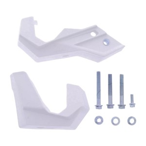 POLISPORT WYPRZEDAŻ OSŁONA DOLNEJ CZĘŚCI AMORTYZATORA PRZÓD (Z ZESTAWEM MONTAŻOWYM) HONDA CRF 250/450 '15-'24 KOLOR BIAŁY