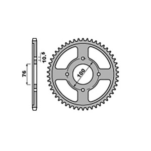 JR WYPRZEDAŻ ZĘBATKA TYLNA 817 46 SUZUKI GSX 600F '85-88 (81746JT) - ŁAŃC. 530