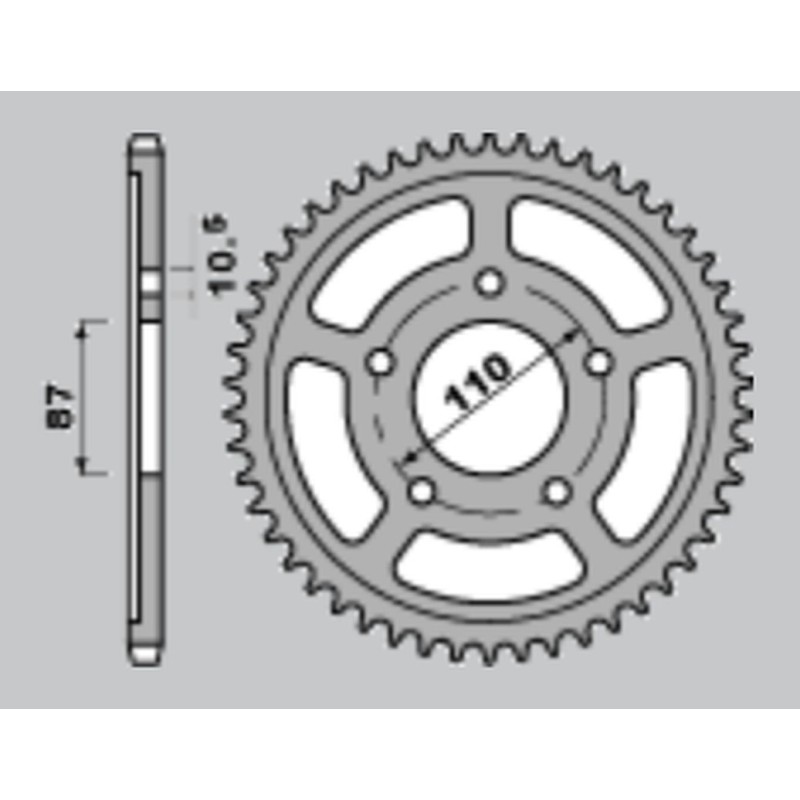 JR WYPRZEDAŻ ZĘBATKA TYLNA 828 47 SUZUKI GSF400 '90-'92 - Najlepsza oferta na rynku!